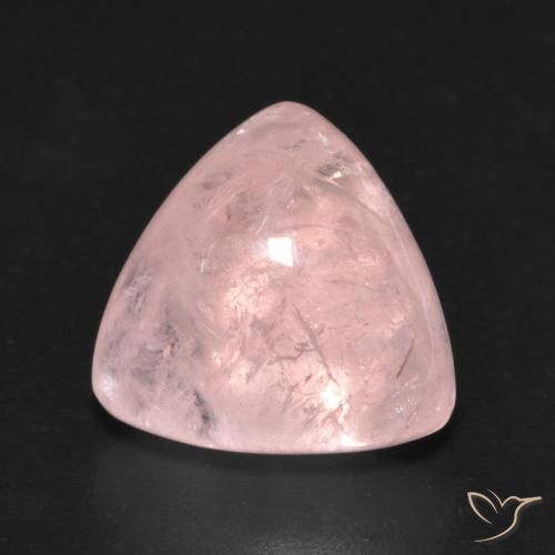 5.99ct Naturel Rose moyen Morganite, Trillion, Transparent
