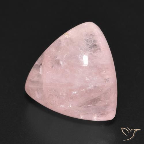 Morganite Rose léger naturelle Trillion, 6.74 ct, Translucide