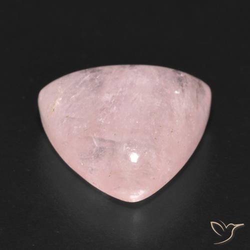 Morganite Rose léger naturelle Trillion, 6.74 ct, Translucide
