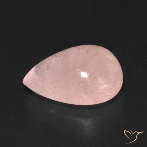 Morganite Ton rose naturelle En forme de poire, 5.81 ct, Transparent