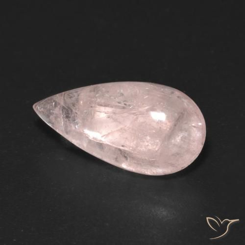 Morganite Rose clair naturelle En forme de poire, 4.26 ct, Transparent