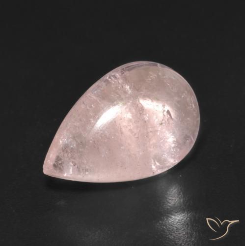Morganite Rose léger naturelle En forme de poire, 4.31 ct, Transparent