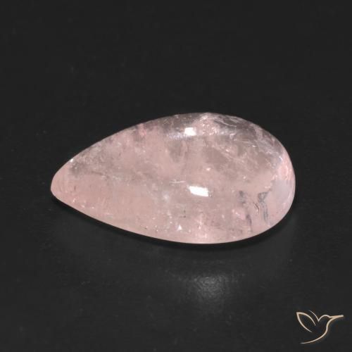 Morganite Rose léger naturelle En forme de poire, 4.31 ct, Transparent