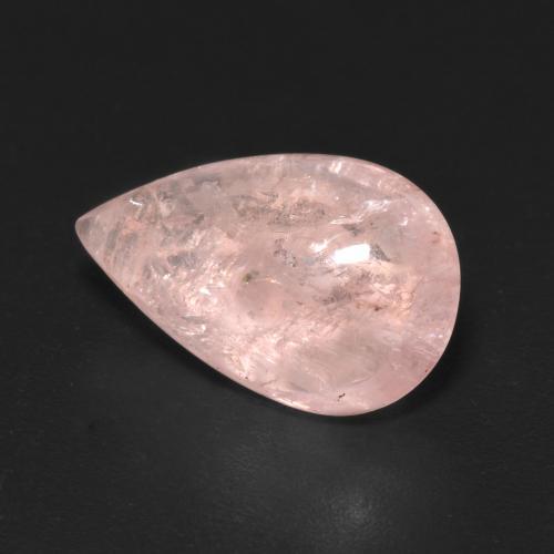 Morganite rose naturelle en forme de poire, 5,61 ct, transparent