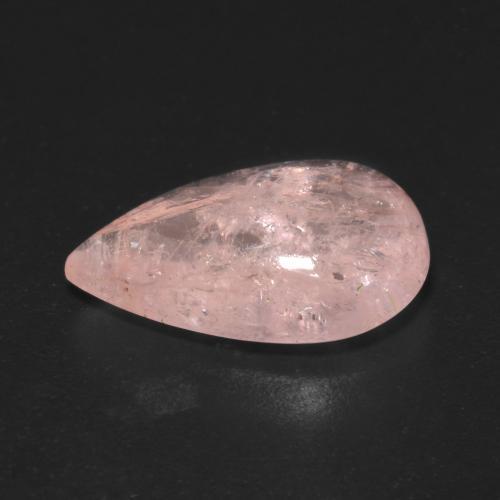 Morganite rose naturelle en forme de poire, 5,61 ct, transparent