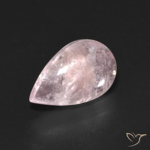 Morganite Rose naturelle En forme de poire, 3.08 ct, Transparent