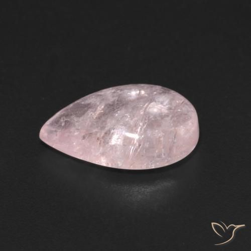Morganite Rose naturelle En forme de poire, 3.08 ct, Transparent
