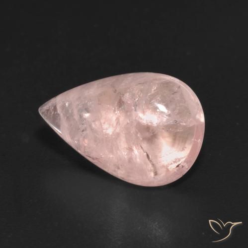 Morganite Flamant rose naturelle En forme de poire, 3.22 ct, Transparent