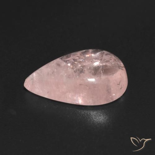 Morganite Flamant rose naturelle En forme de poire, 3.22 ct, Transparent