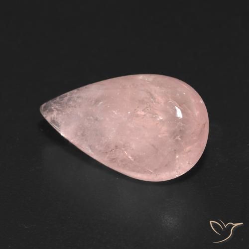 Morganite Flamant rose naturelle En forme de poire, 4.49 ct, Transparent