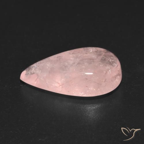 Morganite Flamant rose naturelle En forme de poire, 4.49 ct, Transparent