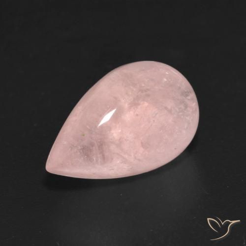 Morganite Rose moyen naturelle En forme de poire, 4.86 ct, Transparent