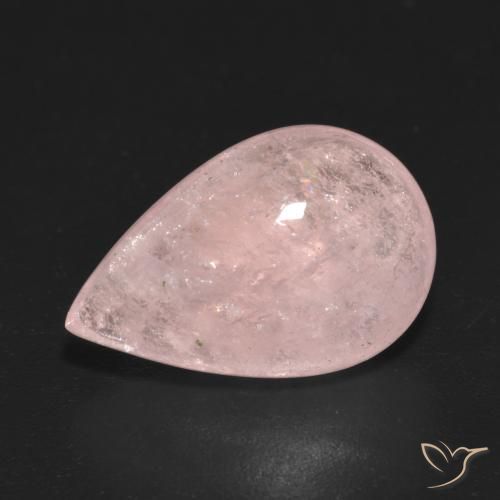 Morganite Rose clair naturelle En forme de poire, 7.23 ct, Transparent