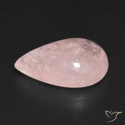 Morganite Rose clair naturelle En forme de poire, 7.23 ct, Transparent