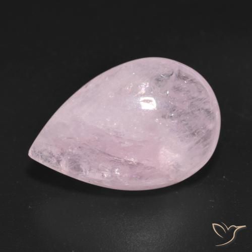 9.65ct Naturel Rose bubblegum Morganite, En forme de poire, Transparent