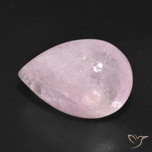 Morganite Rose bubblegum naturelle En forme de poire, 9.65 ct, Transparent