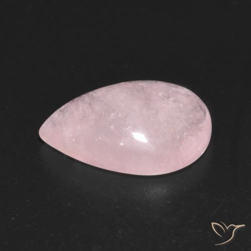 Morganite Rose pêche léger naturelle En forme de poire, 4.31 ct, Transparent