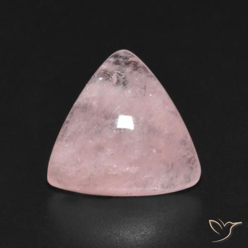 4.47ct Naturel Rose vif Morganite, Trillion, Translucide