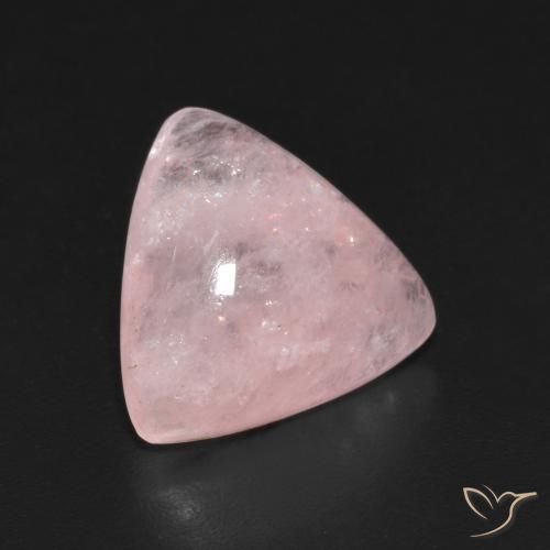 Morganite Rose vif naturelle Trillion, 4.47 ct, Translucide