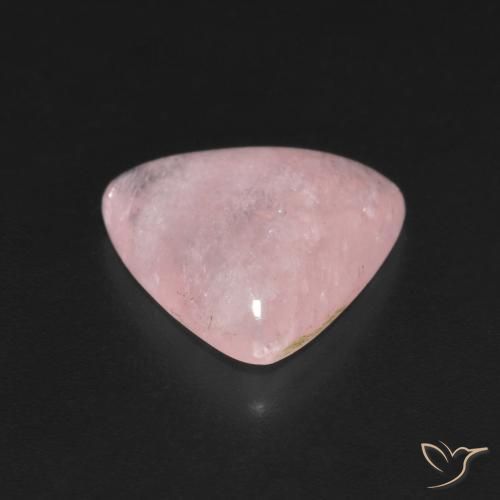 Morganite Rose vif naturelle Trillion, 4.47 ct, Translucide