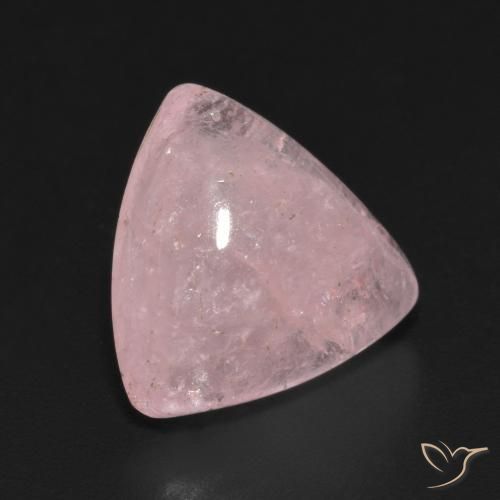 Morganite Rose moyen naturelle Trillion, 6.30 ct, Translucide