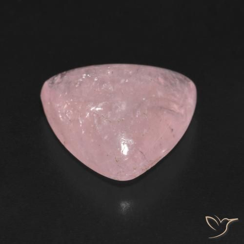 Morganite Rose moyen naturelle Trillion, 6.30 ct, Translucide