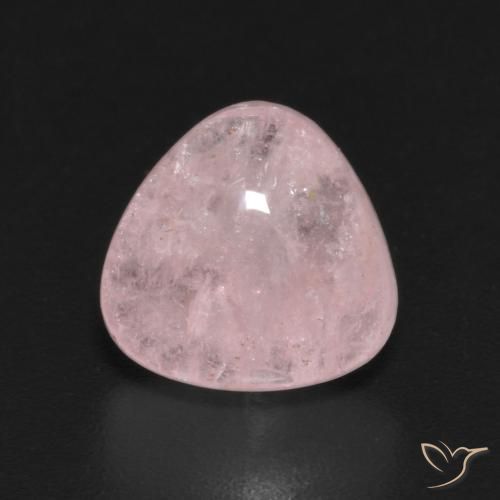 2.89ct Naturel Rose vif Morganite, Trillion, Transparent