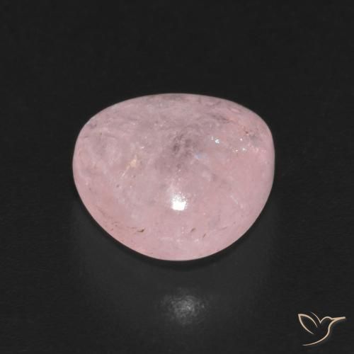 Morganite Rose vif naturelle Trillion, 2.89 ct, Transparent