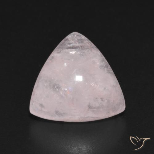 5.47ct Naturel Rose très clair Morganite, Trillion, Transparent