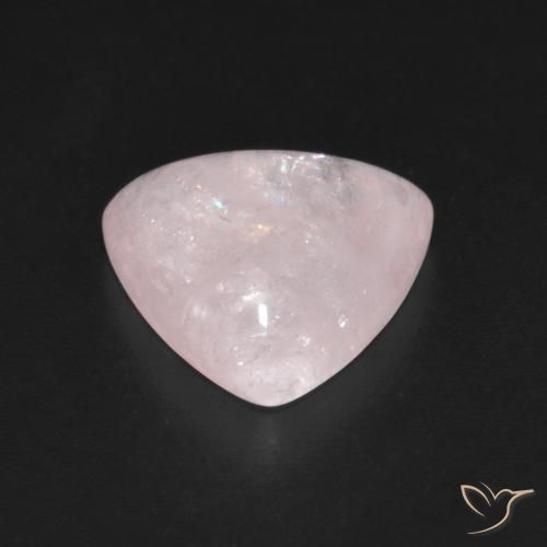 Morganite Rose très clair naturelle Trillion, 5.47 ct, Transparent