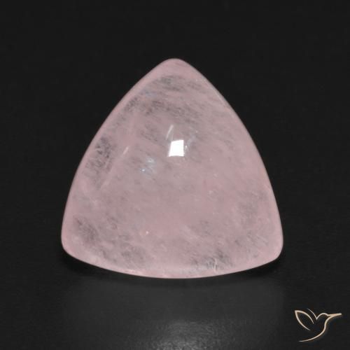 5.63ct Naturel Rose léger Morganite, Trillion, Transparent