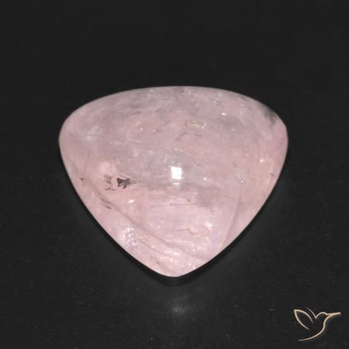 Morganite Rose naturelle Trillion, 7.14 ct, Transparent