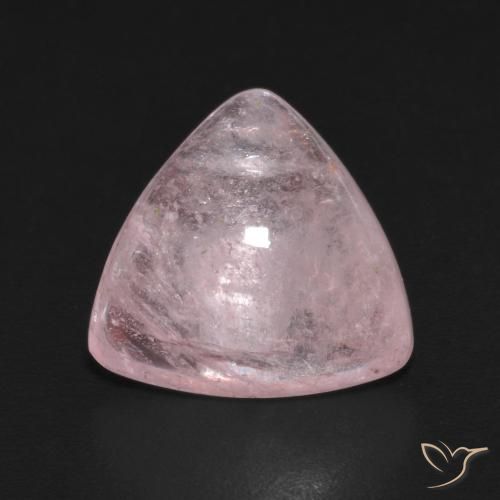 5.33ct Naturel Rose corail Morganite, Trillion, Transparent