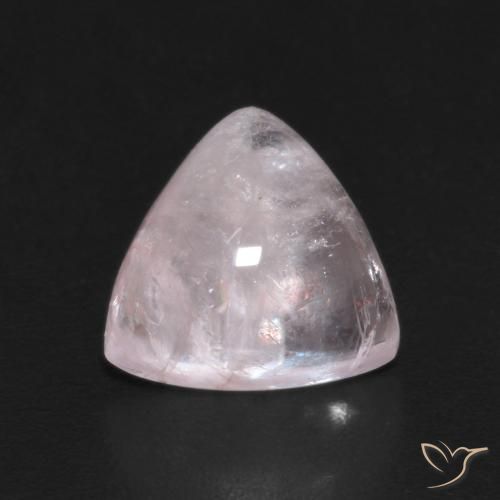 1.93ct Naturel Rose corail Morganite, Trillion, Transparent
