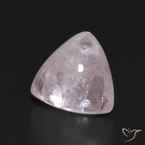 Morganite Rose corail naturelle Trillion, 1.93 ct, Transparent