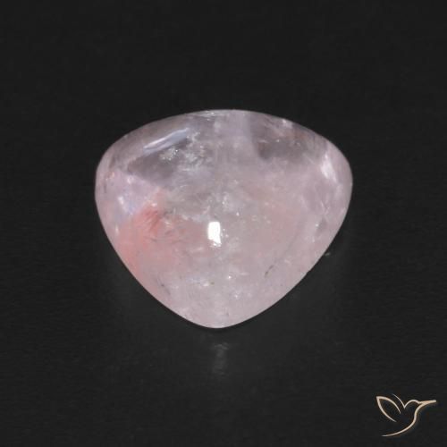 Morganite Rose corail naturelle Trillion, 1.93 ct, Transparent