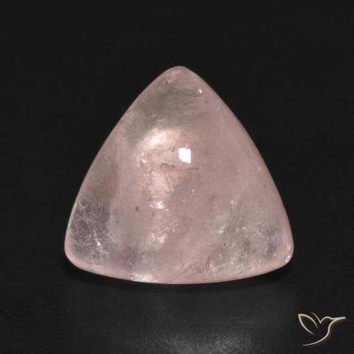 4.96ct Naturel Rose léger Morganite, Trillion, Transparent