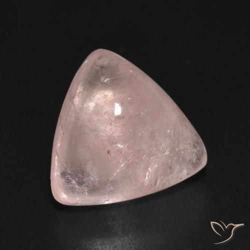 Morganite Rose léger naturelle Trillion, 4.96 ct, Transparent