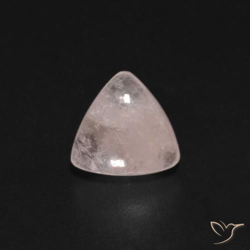 1.70ct Naturel Flamant rose Morganite, Trillion, Transparent