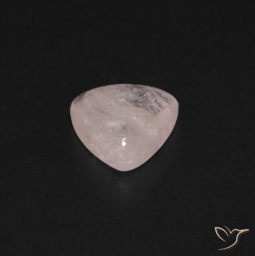 Morganite Flamant rose naturelle Trillion, 1.70 ct, Transparent