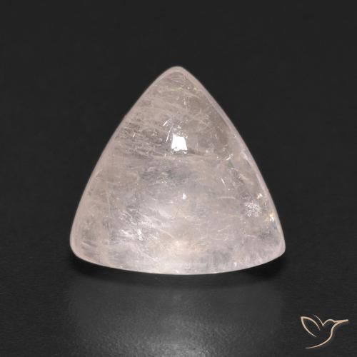 3.65ct Naturel Flamant rose Morganite, Trillion, Transparent