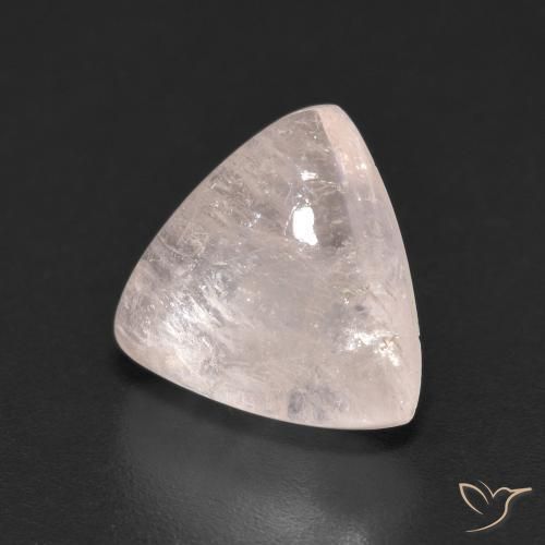 Morganite Flamant rose naturelle Trillion, 3.65 ct, Transparent