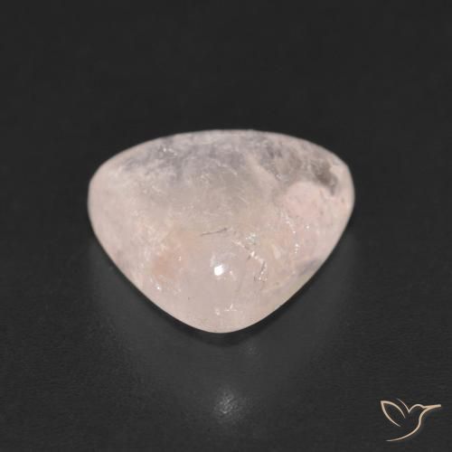 Morganite Flamant rose naturelle Trillion, 3.65 ct, Transparent
