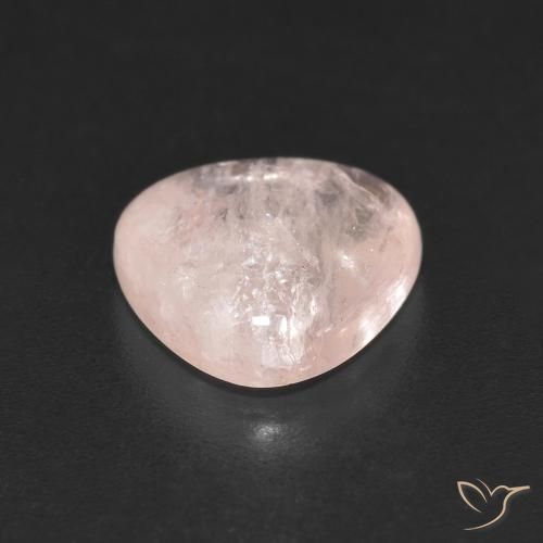 Morganite Flamant rose naturelle Trillion, 3.01 ct, Transparent