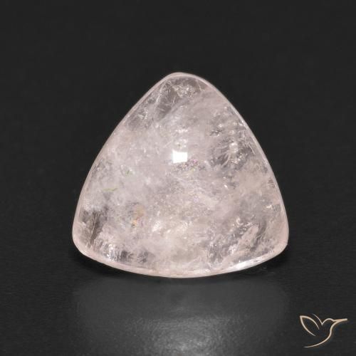 2.95ct Naturel Flamant rose Morganite, Trillion, Transparent