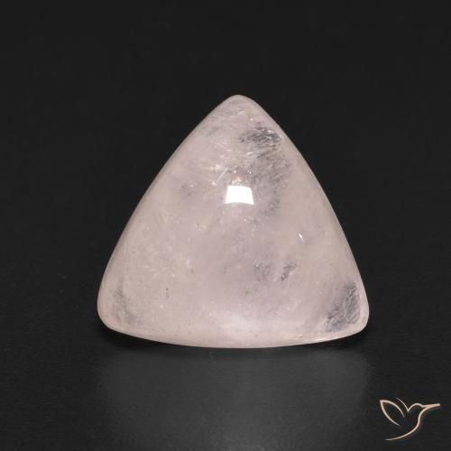 3.15ct Naturel Rose clair Morganite, Trillion, Transparent