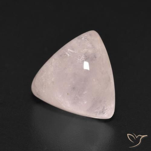 Morganite Rose clair naturelle Trillion, 3.15 ct, Transparent