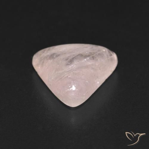 Morganite Rose clair naturelle Trillion, 2.69 ct, Transparent