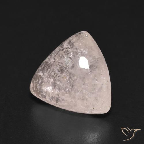 Morganite Flamant rose naturelle Trillion, 2.83 ct, Transparent