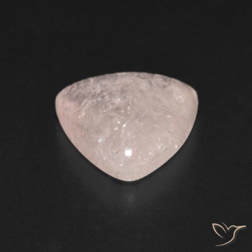 Morganite Flamant rose naturelle Trillion, 2.83 ct, Transparent